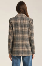 Load image into Gallery viewer, Kingston Relaxed Plaid Blazer- Earthen Grey