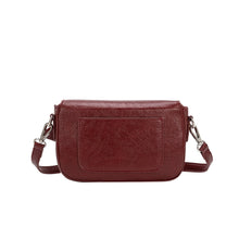 Load image into Gallery viewer, Faye Cranberry Recycled Vegan Crossbody Bag
