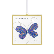 Load image into Gallery viewer, Heart of Gold Butterfly Suncatcher