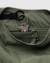 Load image into Gallery viewer, Medium Nylon Crescent Bag- Caper