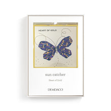 Load image into Gallery viewer, Heart of Gold Butterfly Suncatcher