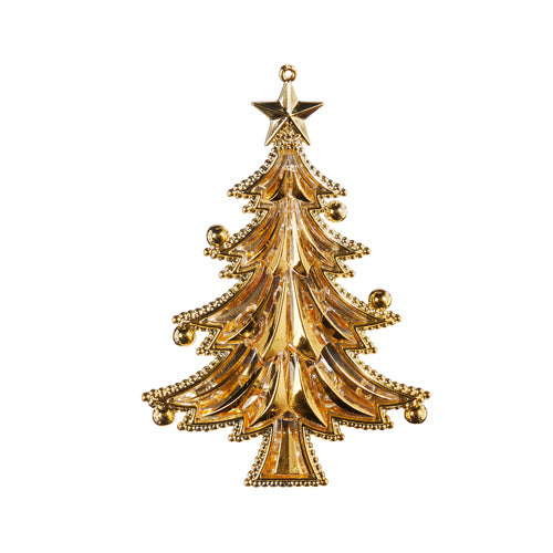 Metallic Gold Tree Ornament