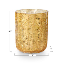 Load image into Gallery viewer, Cardamom Pomander Small Boxed Crackle Glass Candle