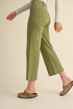 Load image into Gallery viewer, High Waist Cropped Wide Leg