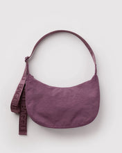 Load image into Gallery viewer, Medium Nylon Crescent Bag- Wild Plum