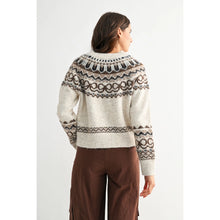 Load image into Gallery viewer, Nordic-Inspired Wool-Blend Cardigan