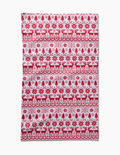 Load image into Gallery viewer, Holiday Geometry Towels