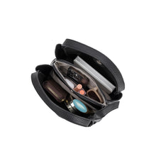 Load image into Gallery viewer, Felicity Black Recycled Vegan Top Handle Bag
