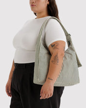 Load image into Gallery viewer, Baggu Nylon Shoulder Bag- Sage Stripe