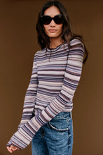 Load image into Gallery viewer, Madison Long Sleeve Crew Neck Sweater Tee