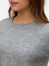 Load image into Gallery viewer, Sally Grey Knitted T-shirt