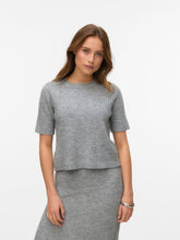 Load image into Gallery viewer, Sally Grey Knitted T-shirt