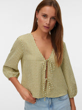Load image into Gallery viewer, Camilla 3/4 Sleeve Tie-Front Top