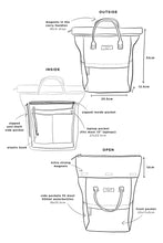 Load image into Gallery viewer, Dusty Blue Medium Backpack