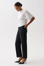 Load image into Gallery viewer, Lexi Mid Rise Bowed Straight - Black Night