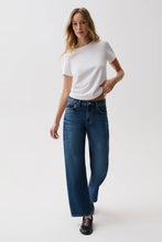 Load image into Gallery viewer, Lexi Mid Rise Bowed Straight - Moonwave