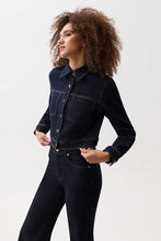 Load image into Gallery viewer, Leonie Cropped Denim Jacket - Nightfall