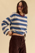 Load image into Gallery viewer, Salinas Easy Long Sleeve Tee- Cove Stripe