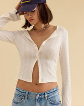 Load image into Gallery viewer, Stargazer Pointelle Cardigan