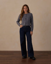 Load image into Gallery viewer, Fuzzy Cardigan- Midnight