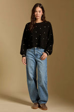 Load image into Gallery viewer, Charmer Black Sweater
