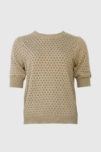 Load image into Gallery viewer, RUTH LACE KNIT PULLOVER - Dark Sand
