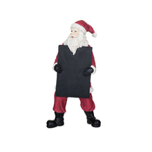 Load image into Gallery viewer, Resin Santa with Chalkboard