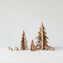 Load image into Gallery viewer, 6"H Interlocking Birch Bark Tree, Natural
