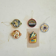 Load image into Gallery viewer, Hand-Painted Glass "Caviar" in Can Ornament with Glitter