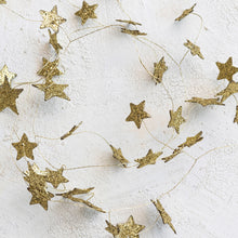 Load image into Gallery viewer, Glitter Paper Star Garland