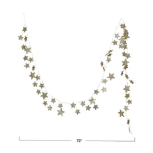 Load image into Gallery viewer, Glitter Paper Star Garland