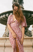 Load image into Gallery viewer, Mavis Dulce Floral Midi Dress- Rose Mauve