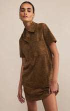 Load image into Gallery viewer, Sydney Suede Mini Dress - Coconut