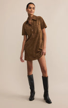 Load image into Gallery viewer, Sydney Suede Mini Dress - Coconut