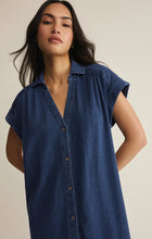Load image into Gallery viewer, Shellbound Twill Dress- Twilight Blue