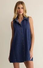 Load image into Gallery viewer, New Day Denim Mini Dress- Deep Water