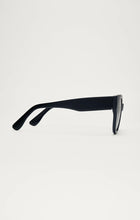 Load image into Gallery viewer, Lunch Date Polished Black Sunglasses