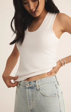 Load image into Gallery viewer, Sirena Rib Tank- White
