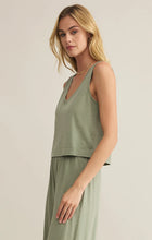 Load image into Gallery viewer, Sloane V-neck Top- Avocado