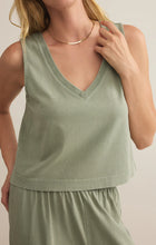 Load image into Gallery viewer, Sloane V-neck Top- Avocado