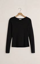 Load image into Gallery viewer, Second Skin Crew Neck Long Sleeve- Black