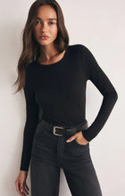 Load image into Gallery viewer, Second Skin Crew Neck Long Sleeve- Black