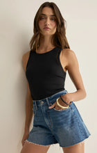 Load image into Gallery viewer, Boa Rib Tank- Black