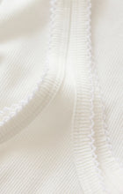 Load image into Gallery viewer, White Niko Scallop Rib Tank Top