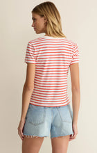 Load image into Gallery viewer, Junie Striped Tee- Lychee