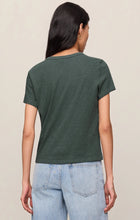 Load image into Gallery viewer, Junie Slub Tee Shirt- Emerald Cove