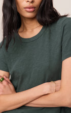 Load image into Gallery viewer, Junie Slub Tee Shirt- Emerald Cove