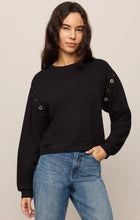 Load image into Gallery viewer, Axel Grommet Sweatshirt- Black