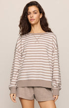 Load image into Gallery viewer, The Everyday Striped Crew- Heather Ash