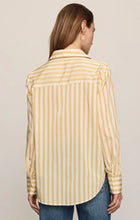 Load image into Gallery viewer, Golden Haven Stripe Button Up- Golden Sage